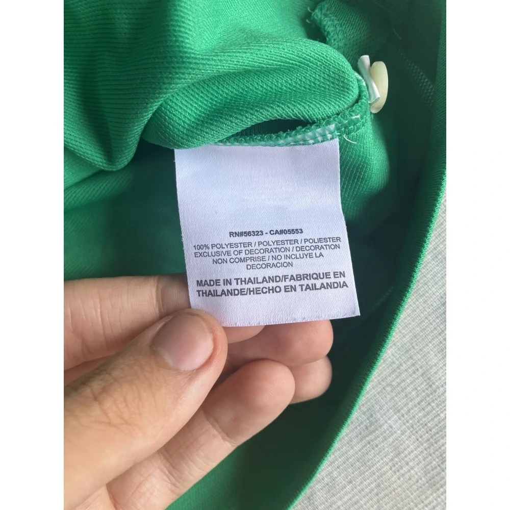 Nike Golf Women's Keswick Hall Green Logo Dri-Fit Polo Shirt Medium
